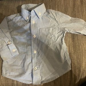 Gymboree 6-12 months light blue dress shirt